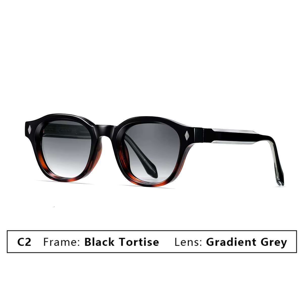 One Shop Hot Selg Fashion Square Polarized Round Unisex Sunglasses Retro Sun Glasses