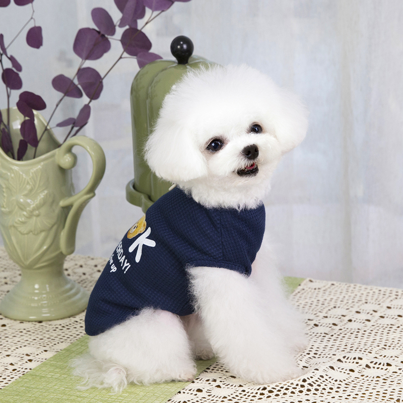 Dog Shirts Pet Clothes Letter Printed T-shirt, 3pcs Puppy Vest T-Shirt Sleeveless Costumes, Doggy Soft and Breathable Apparel Outfits for Small Medium