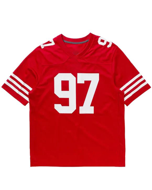 16 Montana Custom Football Jersey Rice McCaffrey Mason Mordecai Bosa Jerseys Mens Womens Youth
