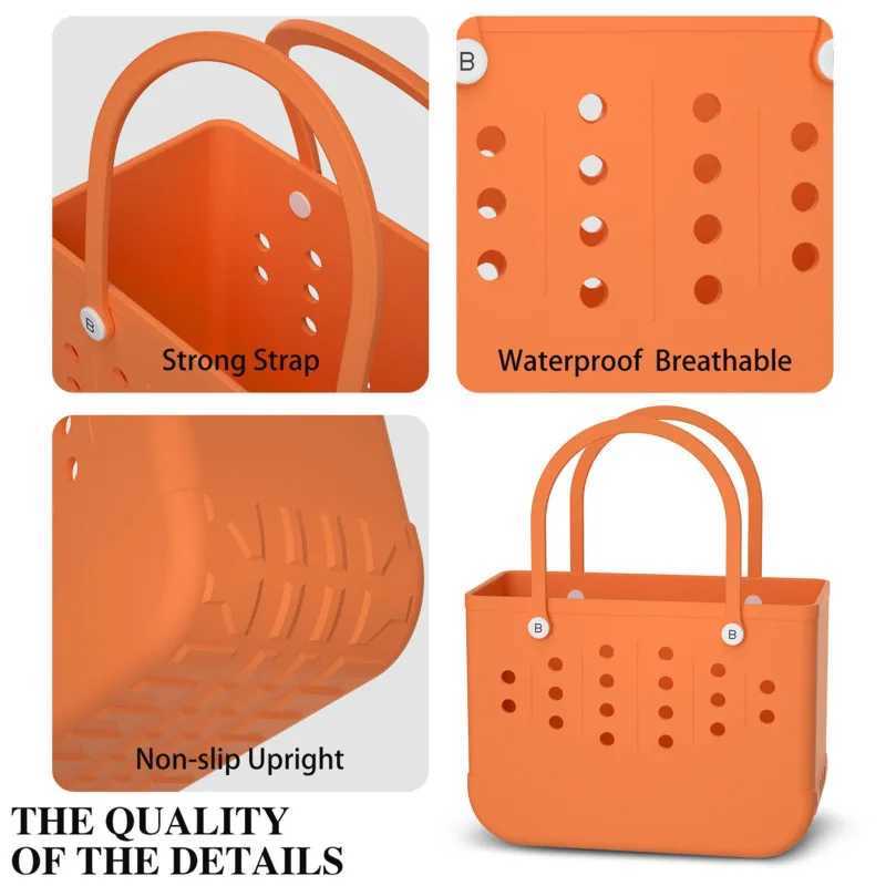 handbag Sil basket with Beach waterproof travel bag sand proof handbag Mti purpose storage bag used for swimming pool sports and gym Y250409VGFD