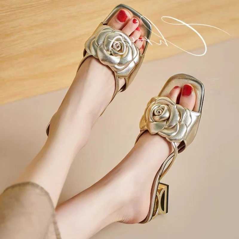 Designer High Heels Womens Sandals 2024 Summer New Platform Sandals Flower Dance Sandals Luxury SandalsXJ250407