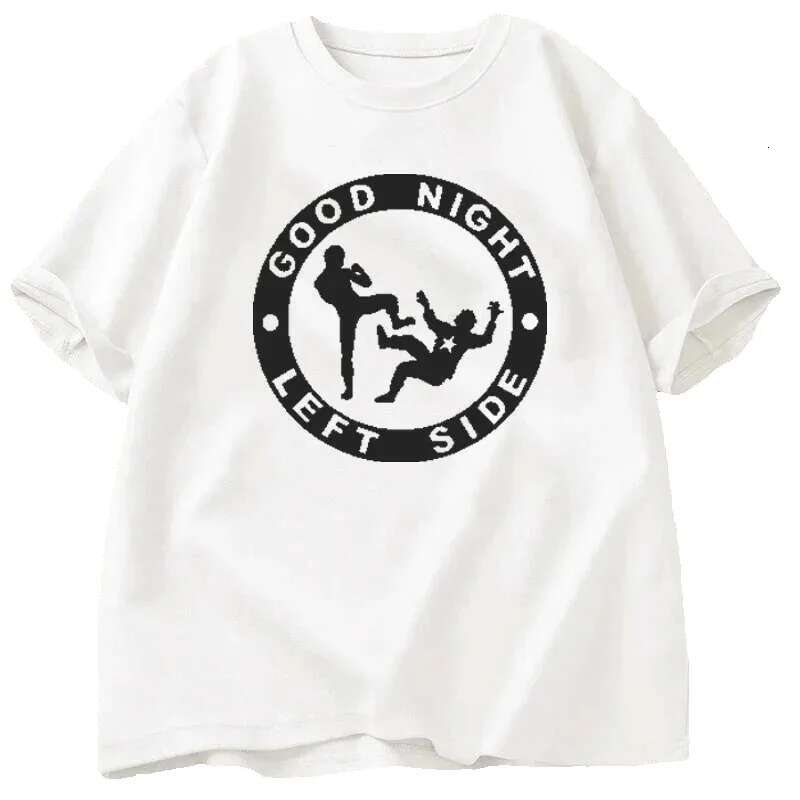 Men's women's short sleeved round neck ISIE T-shirts, economical interesting graphics, casual and fashionable, goodnight store side wear