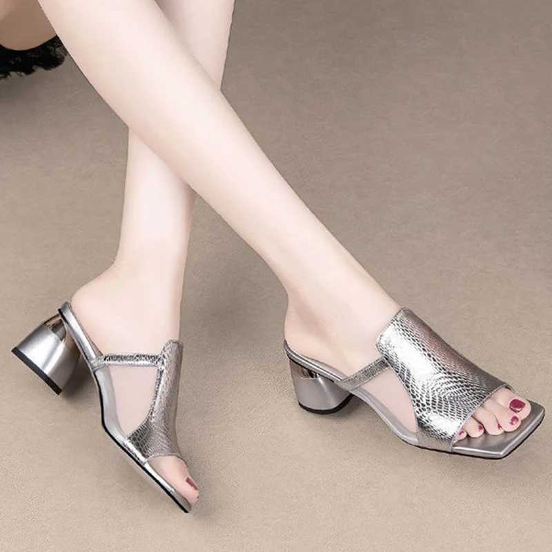 2023 Womens New Luxury Sandals Summer Mid Boots Short and Fat Casual Designer Dress Pump Bounce Back Mule Shoes Zapatos WomensXJ250407