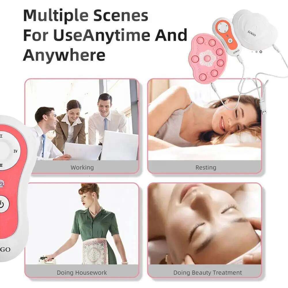 USB Charging Electric Massager Smart Vibration Heating Enhancer Chest Shaping Breast Care Massage Bra