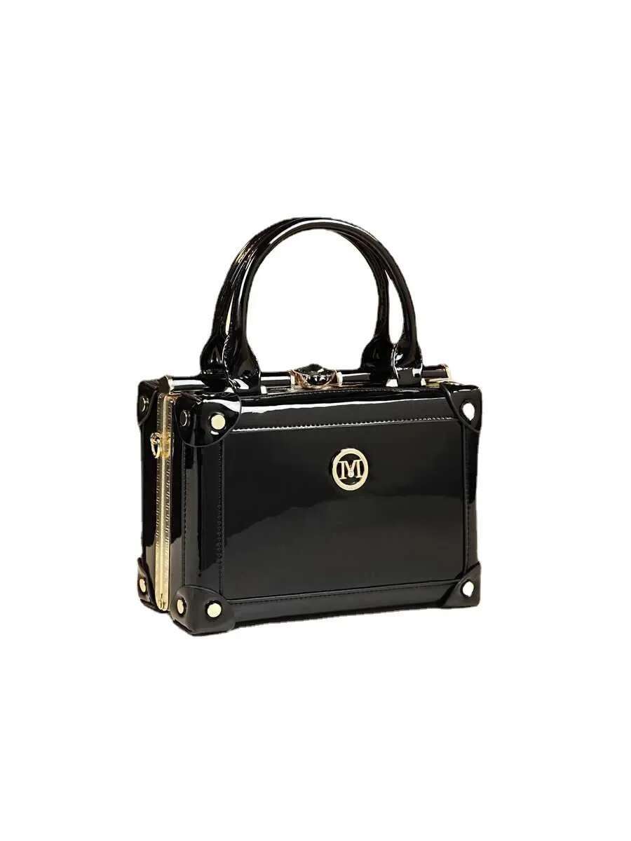 2024 New Fashionable High-End Feelniche Genuine Leather Women's Shoulder Bag Versatile Crossbody Rice Box Handbag Trendy