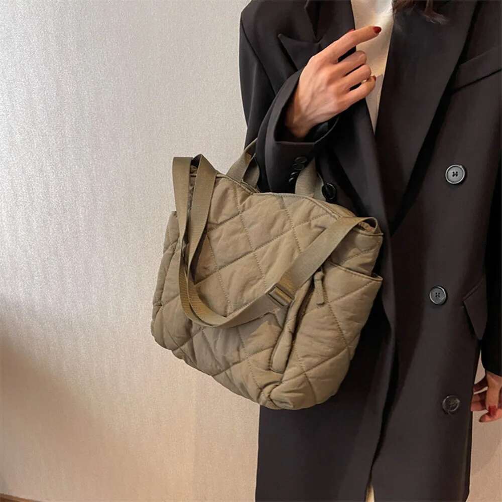 Ladies' Large Capacity Portable Shopping Cute Ladies' Handbag Shoulder Bag, Suitable For Daily Travel In Autumnandwinter-Ll
