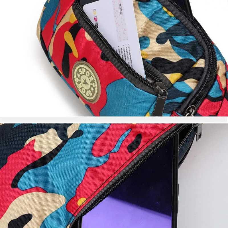 Womens camouflage waist bag womens unisex waist bag womens cute banana bag womens mini adjustable colorful shoulder bag Z250407