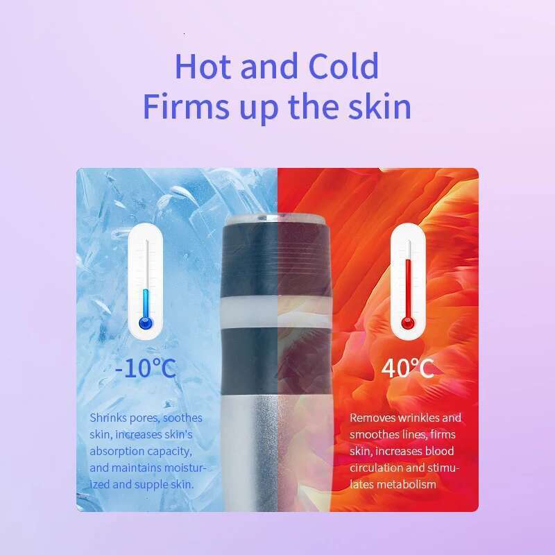 Skin Cool Cryo-Electroporation Face Beauty Hine Lymph Circulation Yello Removal Facial Lifting Device