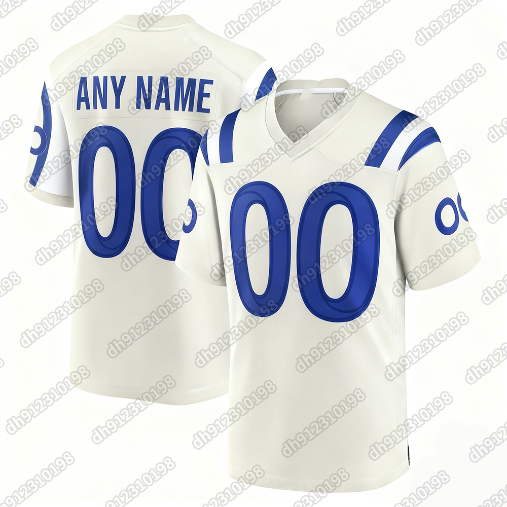 2025 Custom Jersey Matthew Stafford Kyren Williams Aaron Donald Puka Nacua Adams Rozeboom Jaylen McCollough 9Stafford Men's, women's, and ch