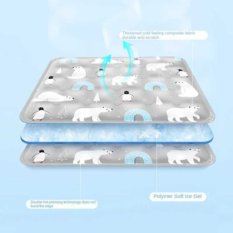 Dog house summer cooling nest pet ice pad upgrade pet ice pad anti tear and bite sleep pad cooling pad dog pad Y250407