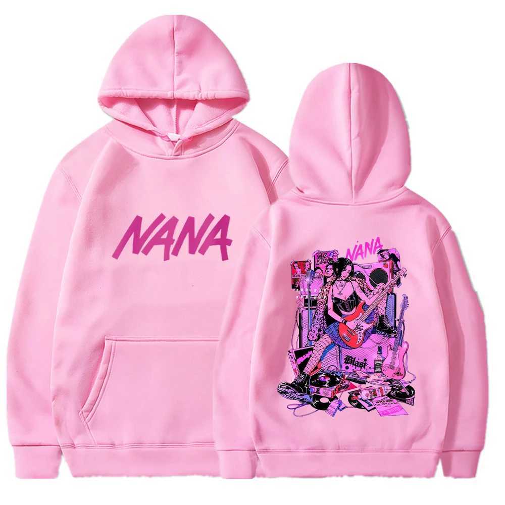 Japanese anime NANA Plus size hoodie Oosaki Nana hoodie mens sportswear Harajuku long sleeved womens zipper casual clothing top W250408