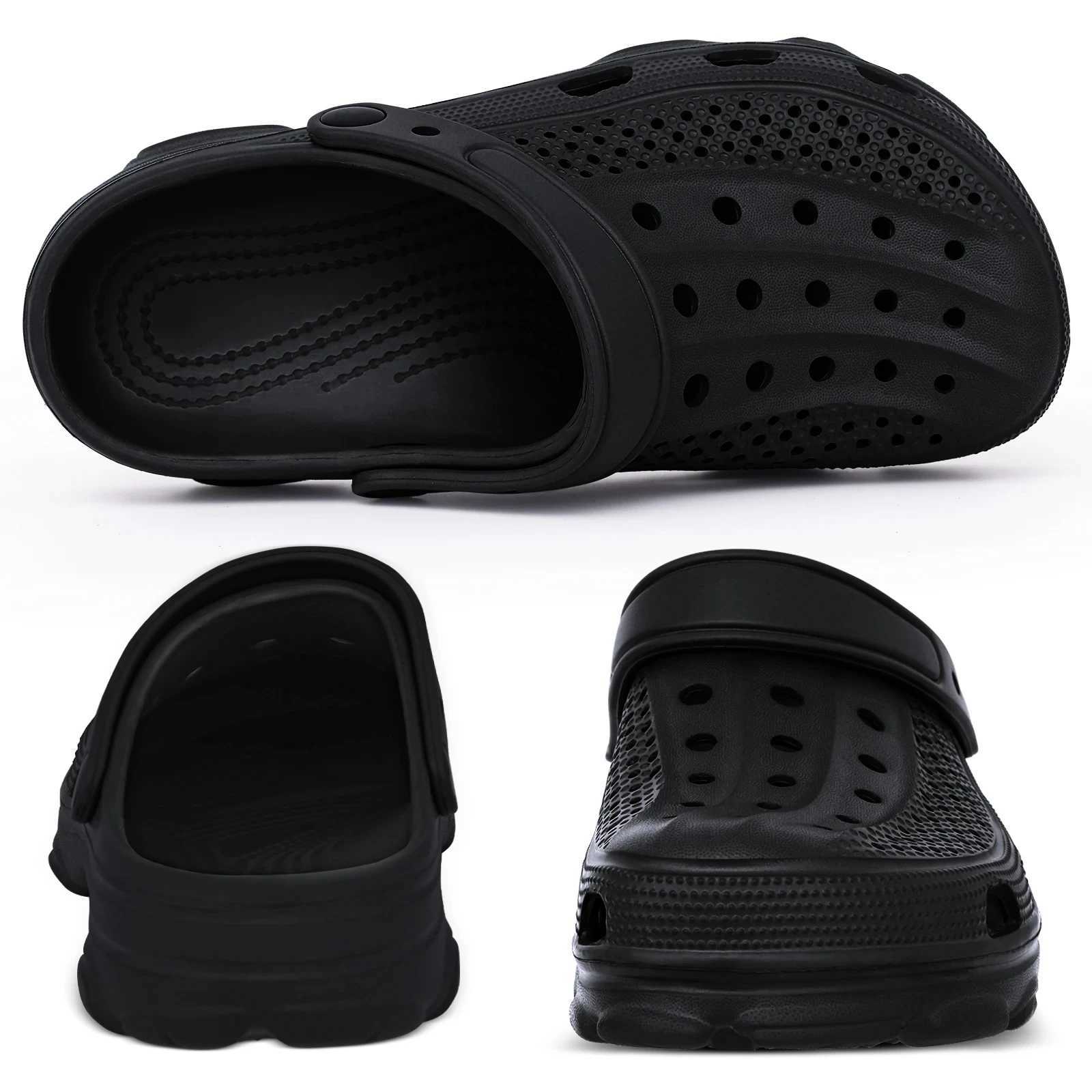 New Arrival Summer Mens FAshion Garden Slippers Outdoor Beach Slippers T250407