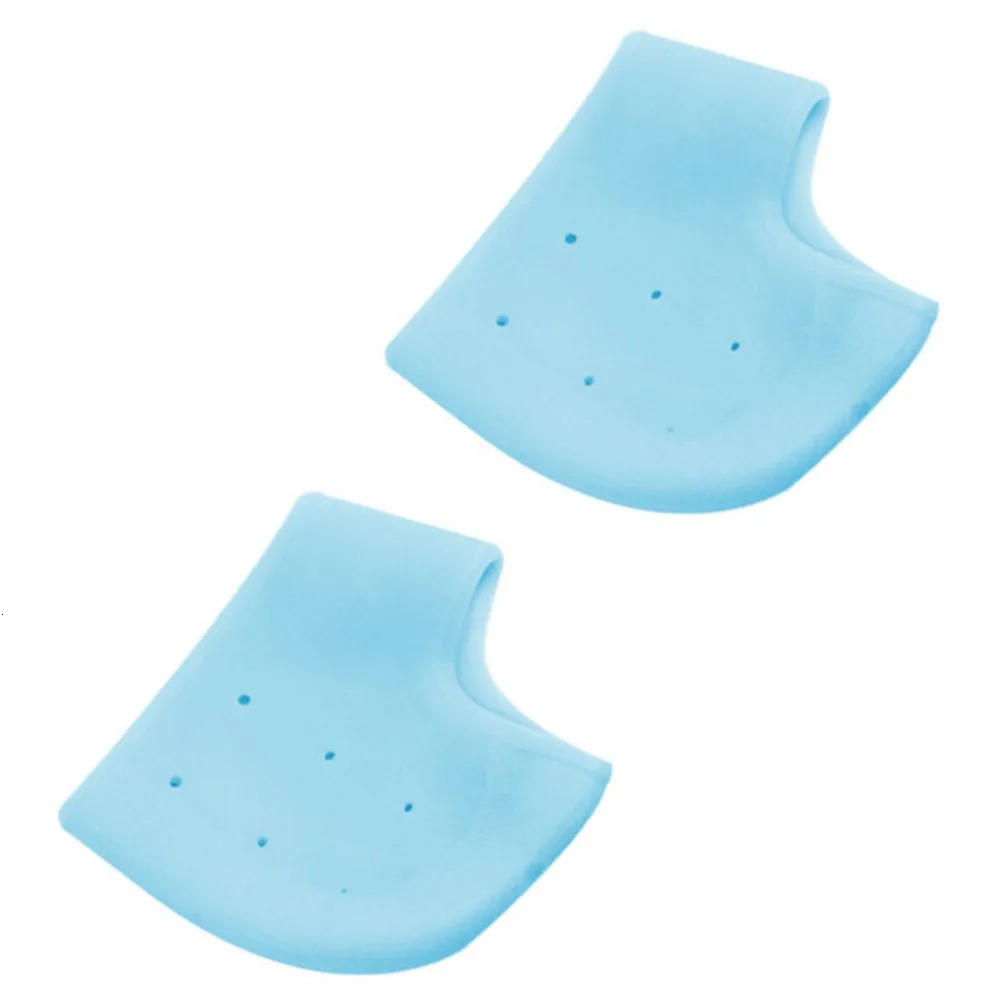RHBJ Heel Cups for Heel Pain Relief 2pcs=1 Pairs Blue Soft Gel Plantar Fasciitis Support Reduces Friction and Shock Foot Care 250408