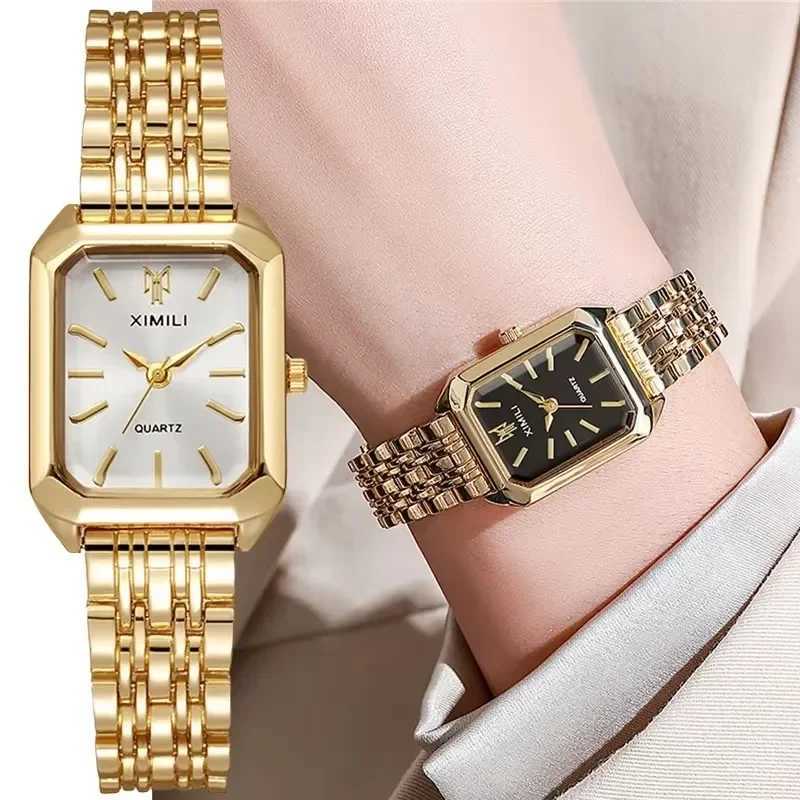 New Womens Watch Luxury Brand Womens Quartz Watch Stainless Steel Casual Fashion Watch Relogio FemininoT250408