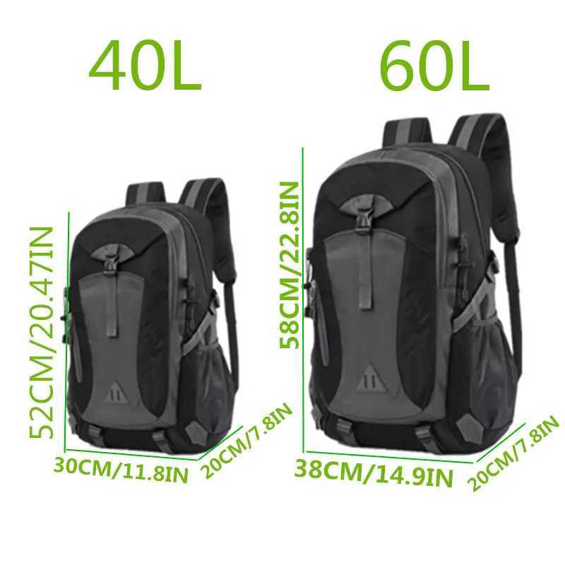 Outdoor Travel Climbing Bag Nylon Waterproof Hiking Tactical Military Backpack Mountaineering Camping Sports Backpack EquipmentC250407