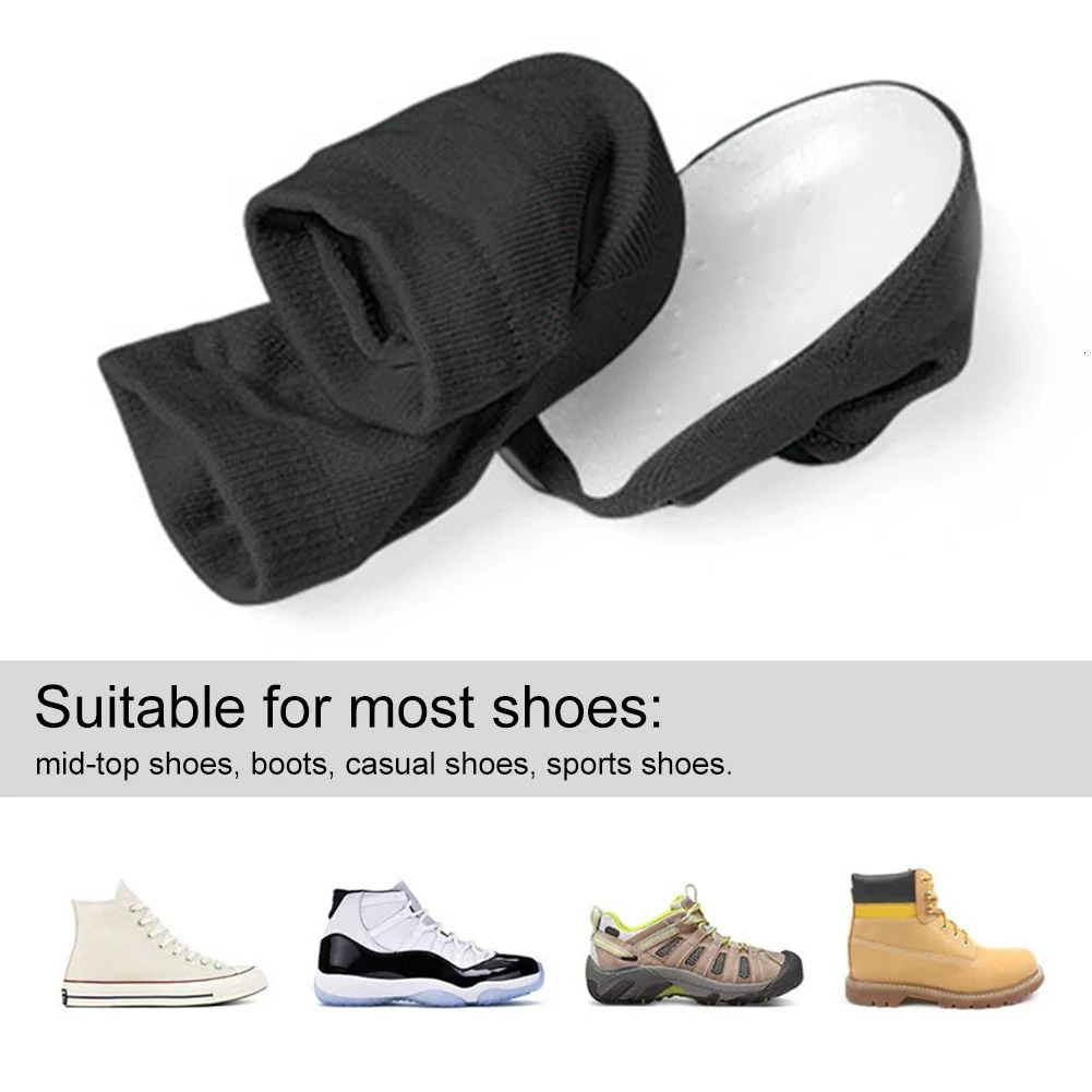 Invisible Rizzsoles Height Max Socks 2.5/3.5cm Half Height Increase Insoles Unisex Anti-slip Thickened SEBS Heel Lift Shoe Pads 250407