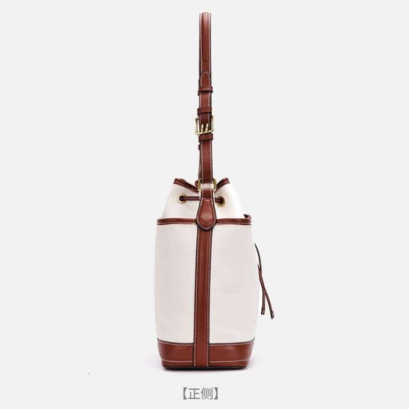 Bucket For Women Designer Canvas Tote 2025 New Drawstring Top Handbag Shoulder Bag And Wallet