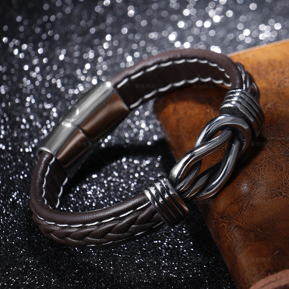Stainless steel non fading men's high-end as gift for boyfriend father, a prestigious and bracelet accessory