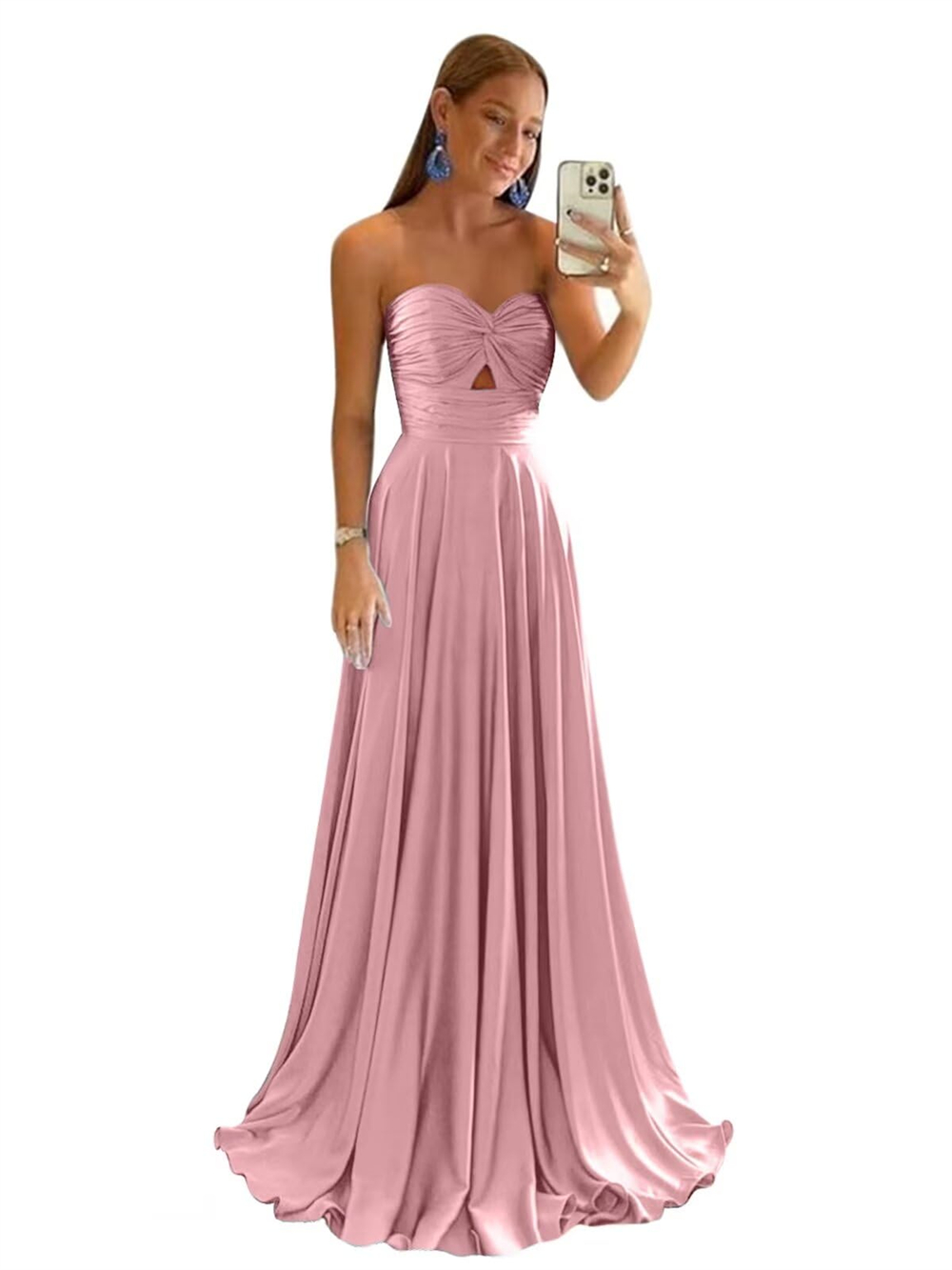 Long Prom Dresses Elegant Art Deco-inspired Neck Pleats Sweetheart Taffeta Pockets Lace-up A-Line Plus Size Formal Occasion Evening Party Gown Pd14