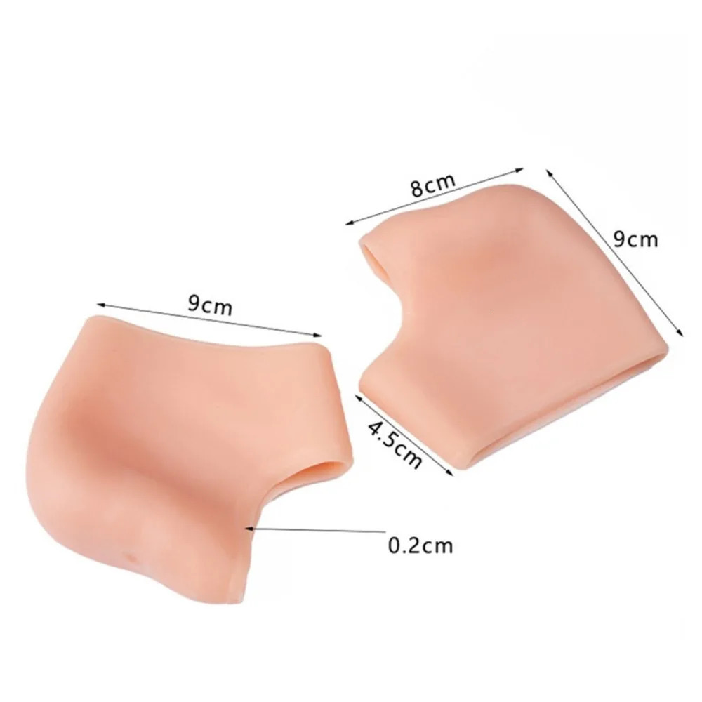 RHBJ Heel Cups for Heel Pain Relief 2pcs=1 Pairs Blue Soft Gel Plantar Fasciitis Support Reduces Friction and Shock Foot Care 250408