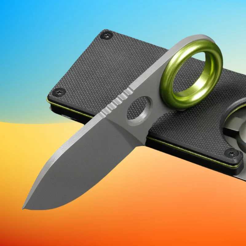 Portable Pocket Knife EDC Camping Multi-tool Fixed Blade Keychain Knife Multi-purpose Mini Fruit Knife Without Carabiner Z250408