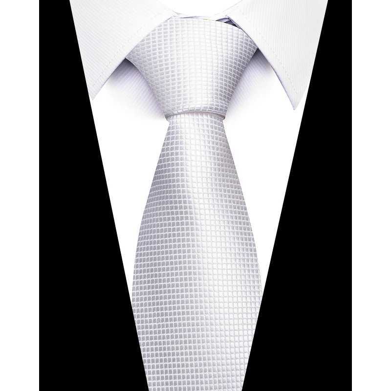 100% Silk Brand 8 cm Tie Men Newest design Necktie Plaid Mans Shirt Accessories New Years Day Workplace Cravat X250407
