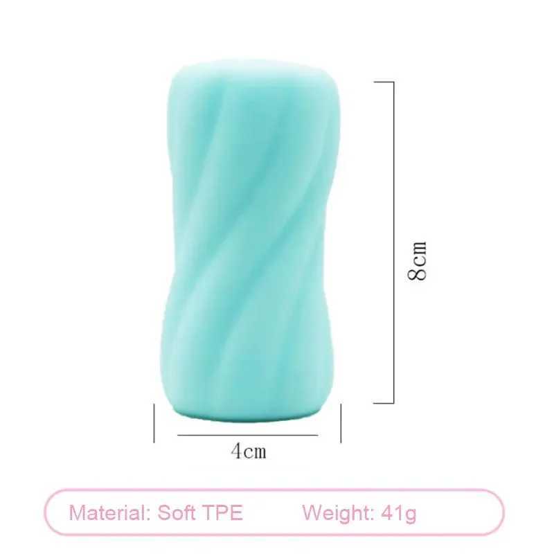 Mini Male Masturbation Cup Real Vaginal Anal Soft Tight Pocket Cat Stimulating Sex Toy Male Penis Portable MasturbationW250408