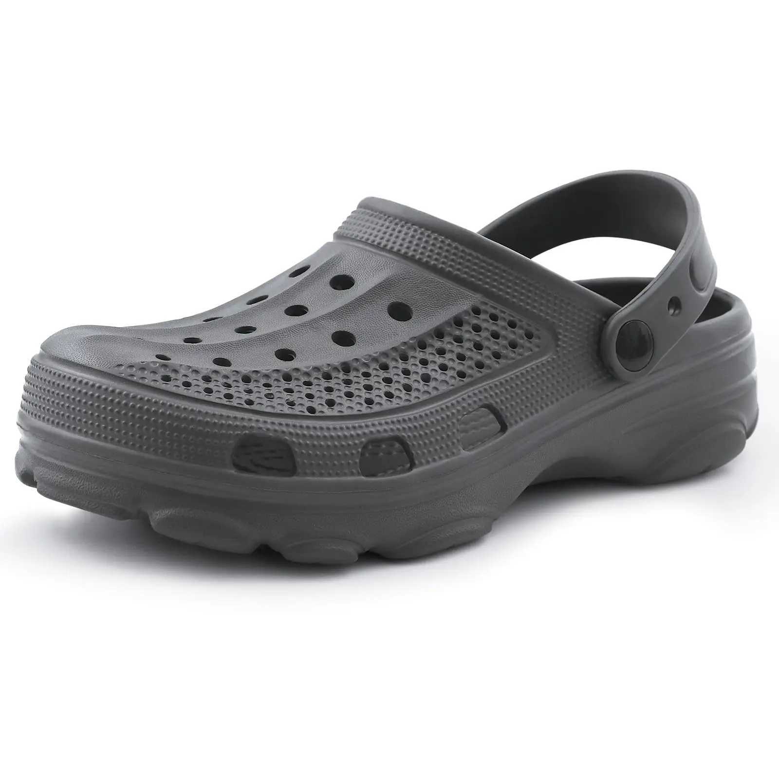 New Arrival Pallene Hole Clogs Mens Classic Non slip Slippers Comfortable and Casual Outdoor Beach Shoes Fashionable and Comfortable Mens Clogs T25040