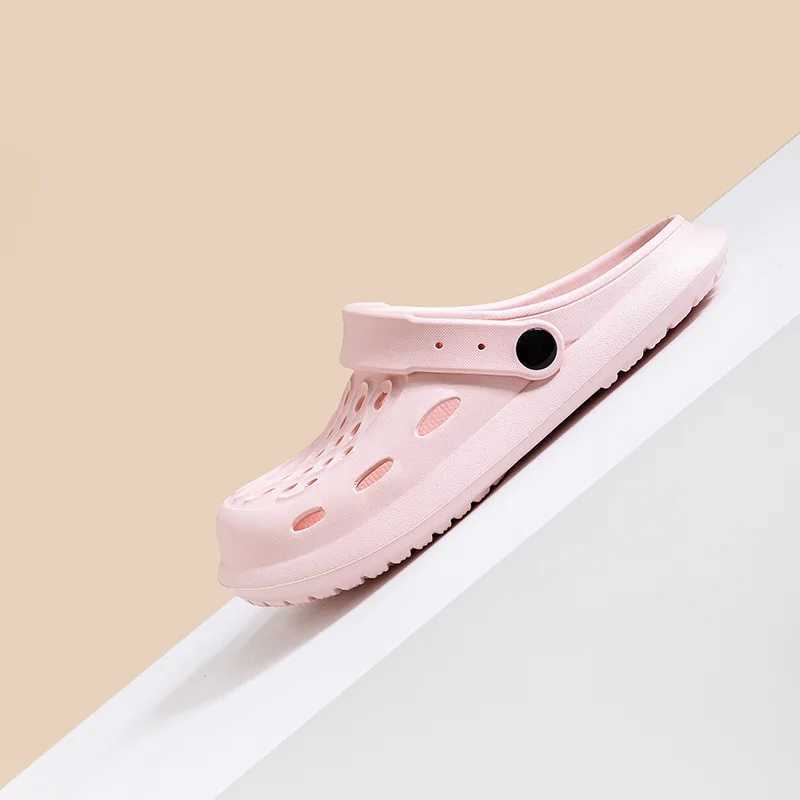 New Arrival New Summer Sandals Solid Color Hole Shoes Mens Beach Slide Womens Flat Garden Sandals Classic Clogs Mens Slide T250407