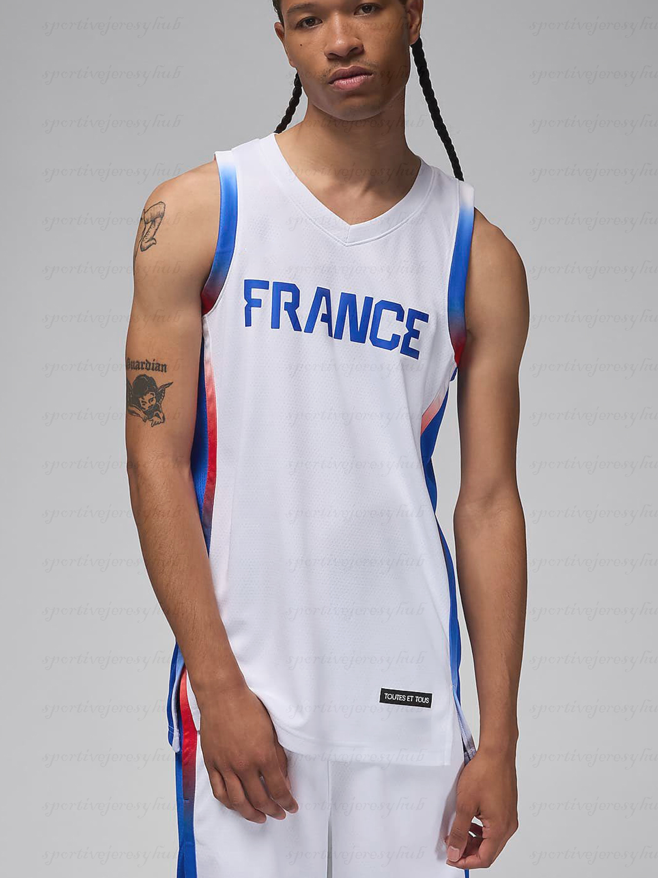 Tony Parker France Paris National Basketball Jersey 2024-2025 Victor Wembanyama Jordan 32 Wembanyama Custom Stitched