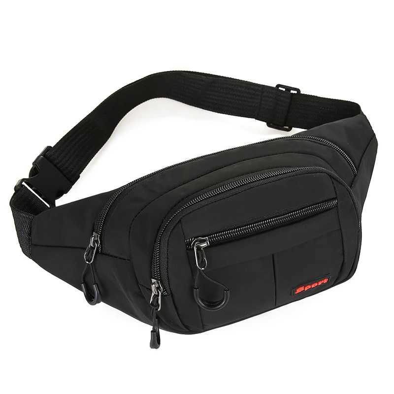 Mens and womens new waist bags multifunctional large capacity waterproof fashionable and trendy cash registration business bags Z250407