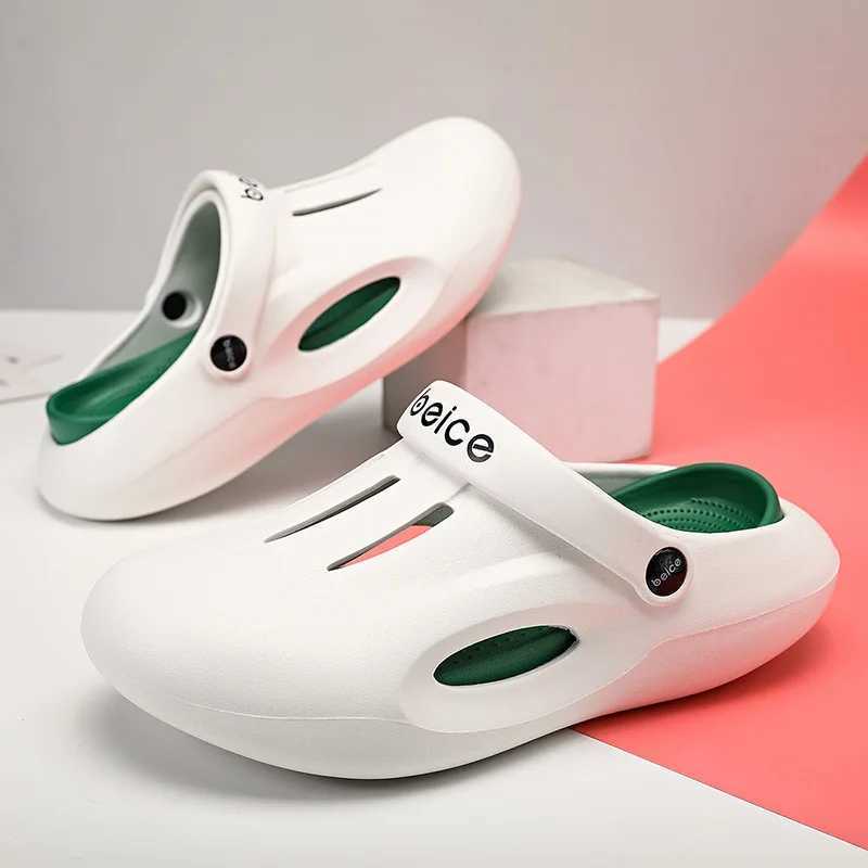 New Arrival Comwarm Summer Clogs Womens Slippers Summer Fashion Platform Cave Shoes Beach Sandals Casual Indoor Bathroom Shoes T250407