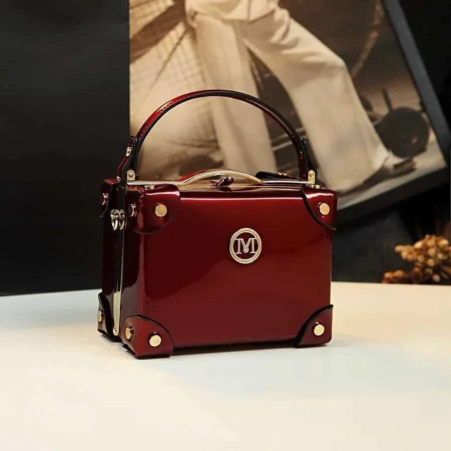 2024 New Fashionable High-End Feelniche Genuine Leather Women's Shoulder Bag Versatile Crossbody Rice Box Handbag Trendy