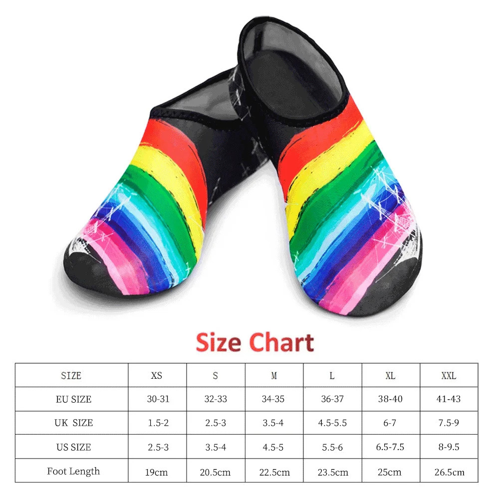 Unisex Water Shoes Swimming Diving Socks Summer Aqua Beach Sandal Flat Shoe Seaside Non-Slip Sneaker Socks Slipper for Men Women 250408
