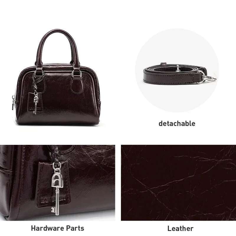 Original Brand Handbag Women Popular Shoulder Designer Boston Square Bag Lady Crossbody