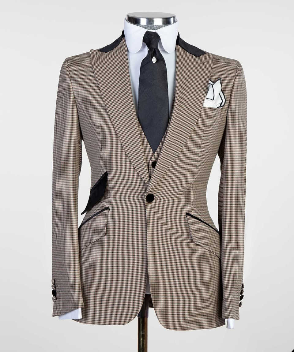 Classic Men Suit Wedding Men's Suit Party Suit Business 2-PCS Coat Vest Slim Tailor-Made Groom Groomsman Formal Occasions Size Customized M251021