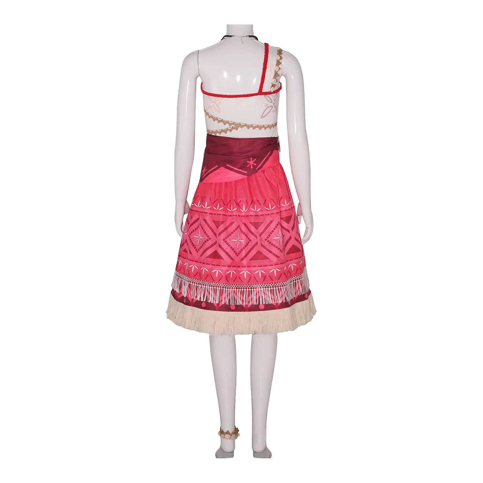 Disney Costume de Cosplay Moana pour Femme AdulteRobe de Princesse VaianaCollierUniformeTrempixde Noelen Stock X250408