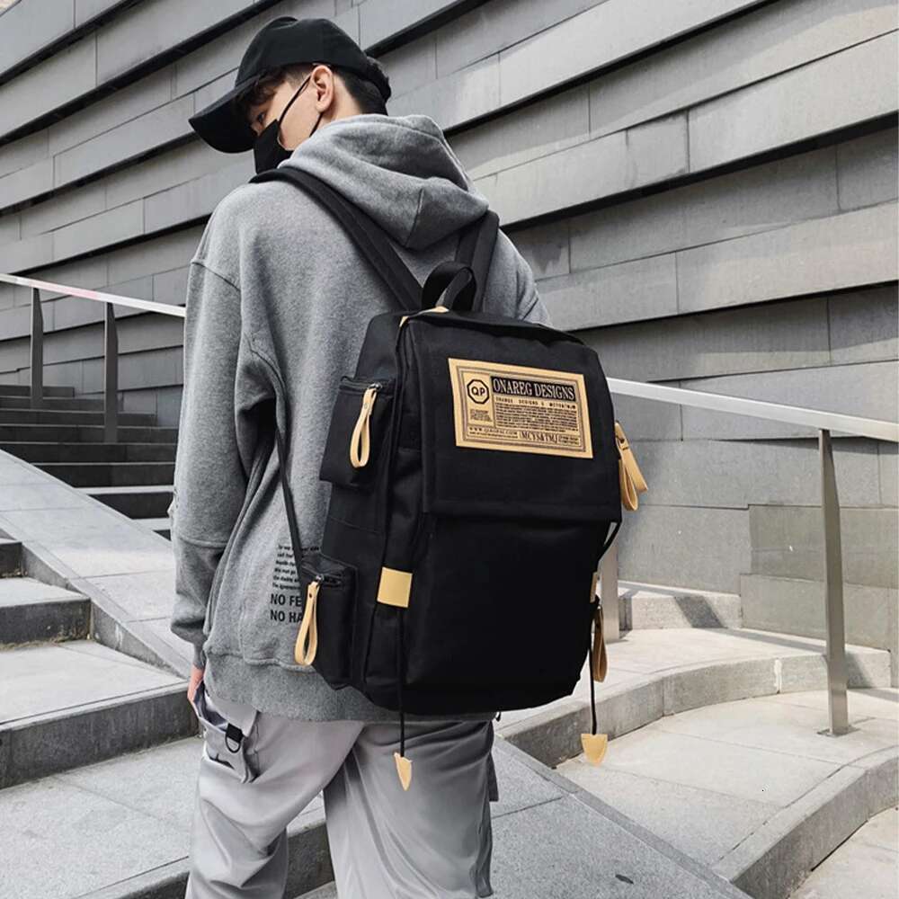 Backpack Men s Simple Large Capacity Travel Computer Bag Women s Junior High School Student Schoolbag For Commuting Use Mw
