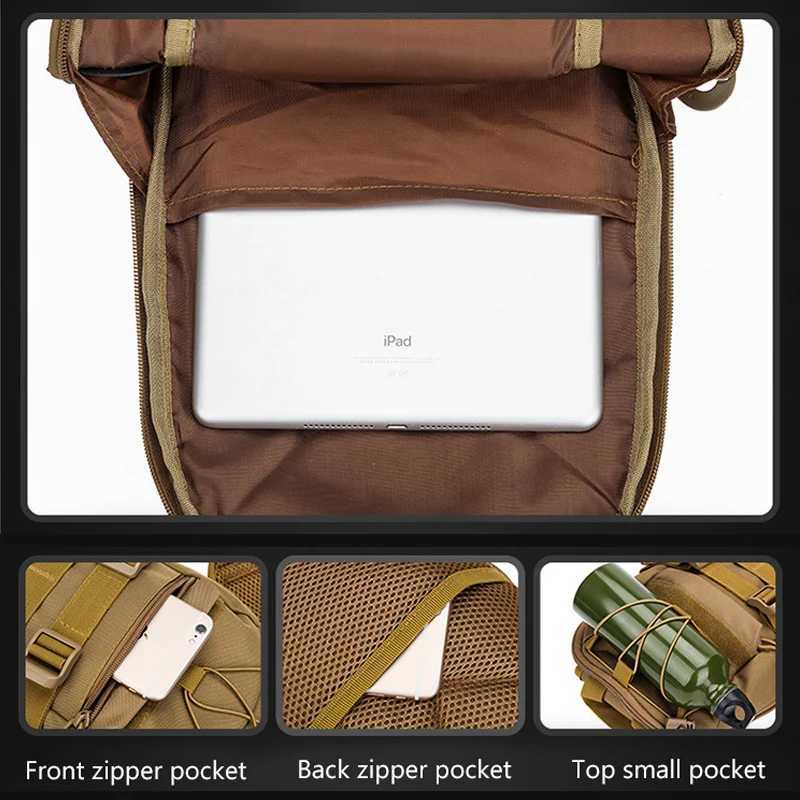 USB Charging Chest Bag Tactical Shoulder Sling Fishing Camping Hiking Bags Travel Duffle Mochila Outdoor Fanny Pack ClimbingC250407