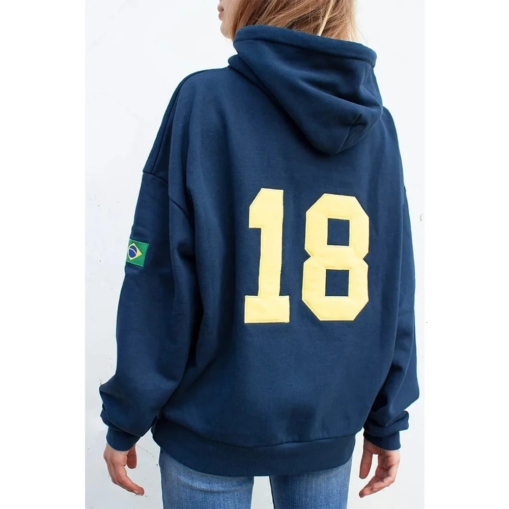 Big promotion traf sewing Brazilian hoodie oversized sports shirt Gothic suitable for men and women on autumn winter streets 250407