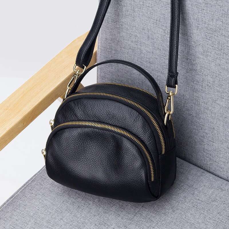 Genuine Leather Shoulder Women's Handbags Fashion Crossbody Bags For Women Messenger Shell Bag Female Tote Purse