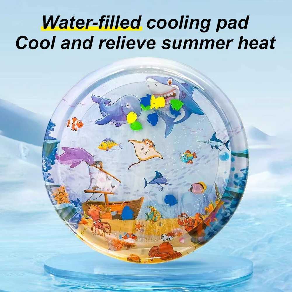 Printed dog mats cooling summer mats dog mats cat blankets sofas pet dog beds summer water mats Y250407