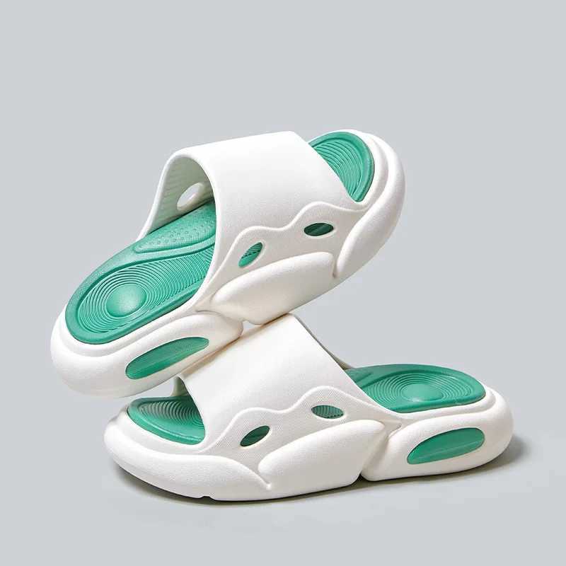 Gacimy Womens Platform Sliding Block 2025 Summer New Outdoor N-Slip Beach Sandals Fi Adhesive Thick Bottom Sliding Block House Sliding BlockXJ250407