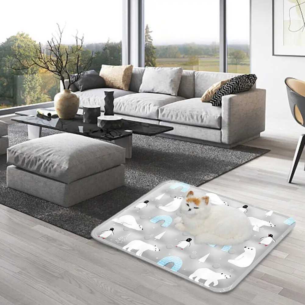 Pet summer cooling latex pad dog bed cat sleep pad ice pad ice pad Y250407