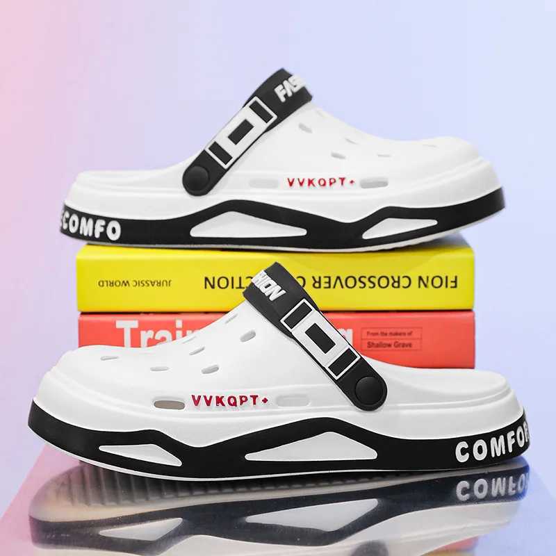 New Arrival Womens breathable sandals summer EVA garden curtain shoes outdoor hole beach slide comfortable home slide T250407