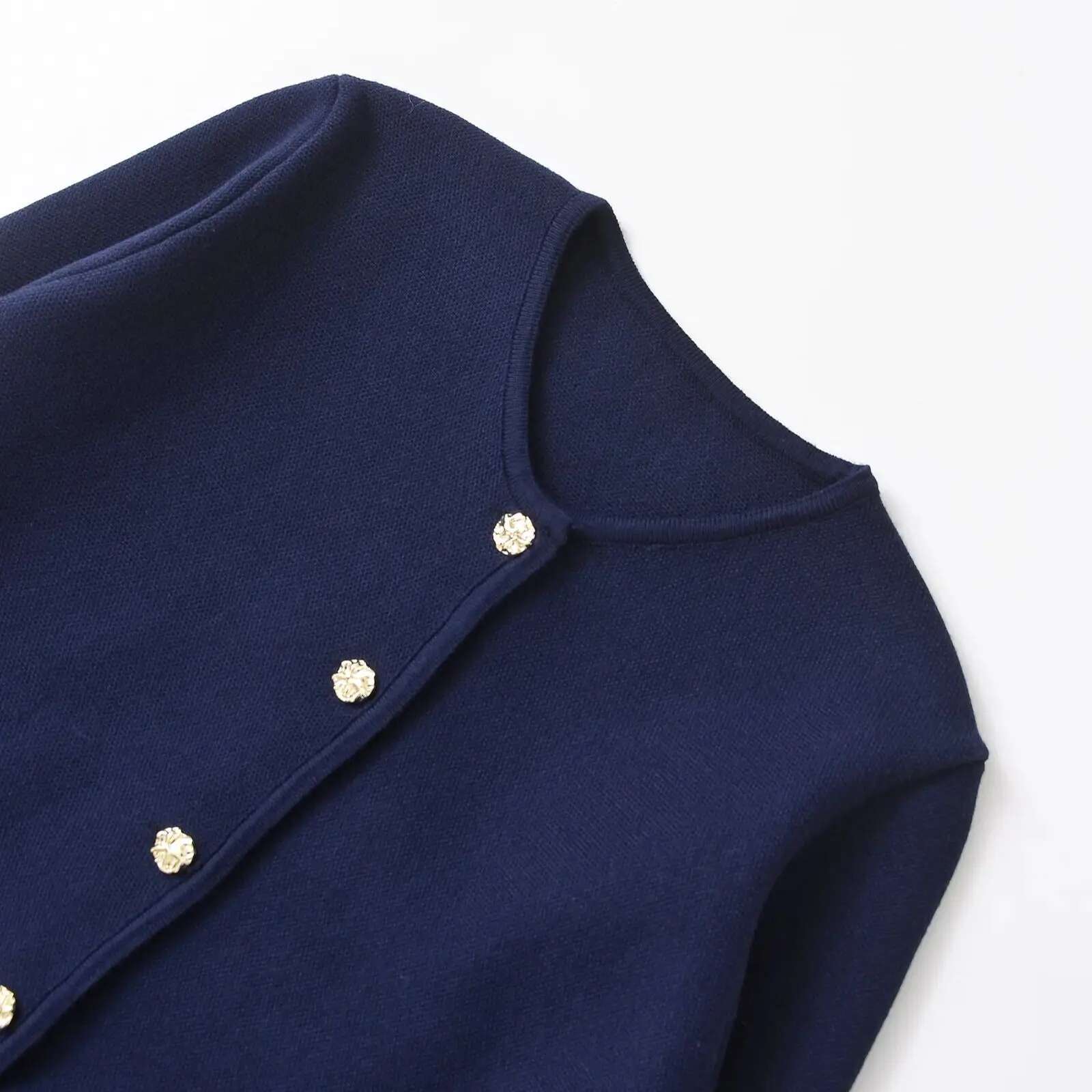 Short Skirt Style Hem Clothing Button Women Top Autumn Casual Sweaters Female Cardigan 9598241