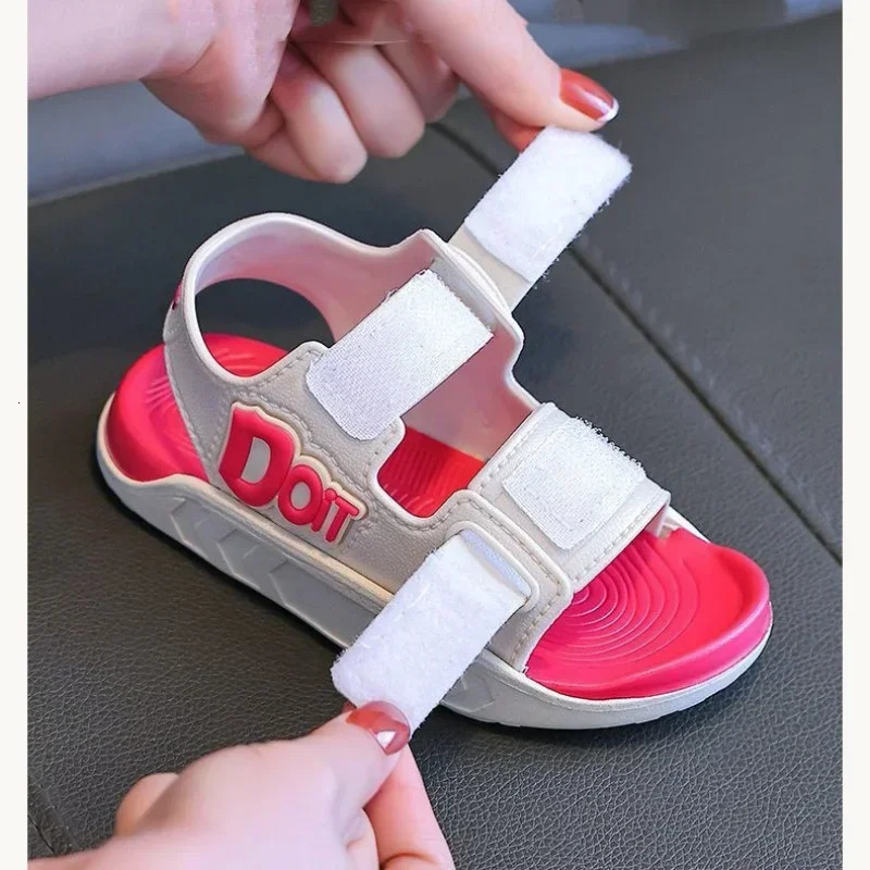 Summer Kids Sandals Baby Boys Shoes Girls Breathable Soft Sole Non-slip Rubber Boys Girls Sandals Toddler Childrens Shoes 250408