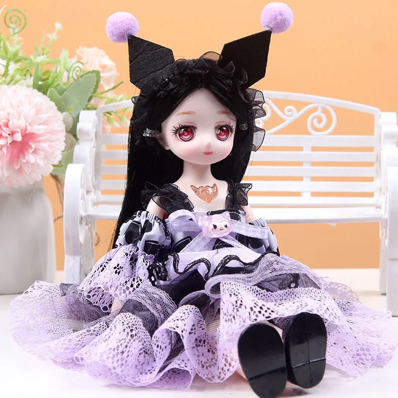 30cm 1/6 Girl Princess Doll Set 23 Joints Movable 30cm Bjd Doll with Clothes Princess Dress Dolls Girls Birthday Gift Toys 251107 - view 6