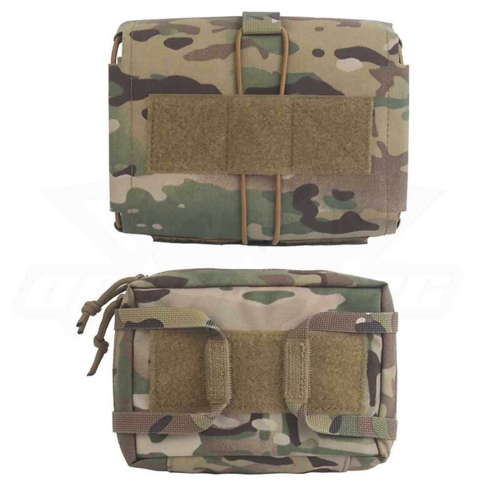 OphidianTac Horizontal Pull First Aid Pouch Molle Quick Deploy First Aid Kit Pack EDC Bag Hiking and Hunting EquipmentC250407
