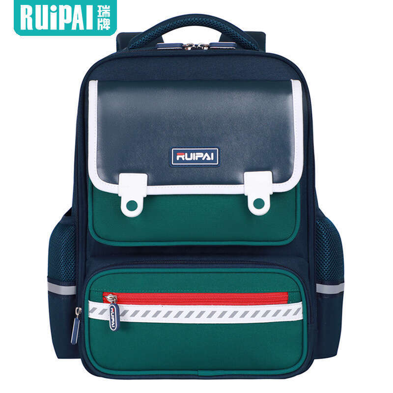 Rui brand children' boy girl in grade one, two, three, to ix, pinal protection and weight reduction, large capacity backpack for elementary chool